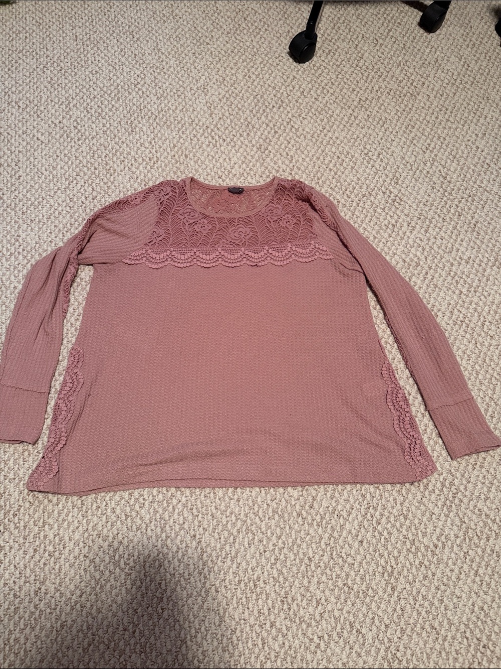 Waffle Knit Top